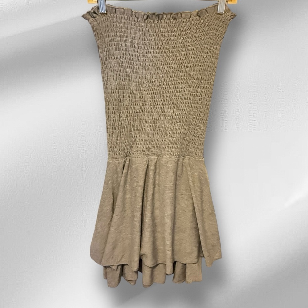 Chaser‎ Gray Mini Dress with Elastic nwot